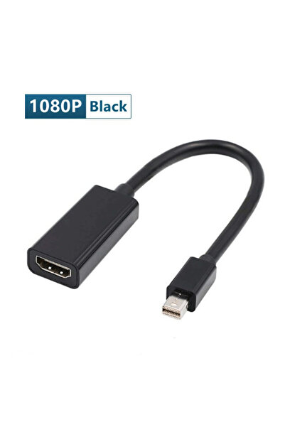 Choice كابل محول Mini DP إلى HDMI أسود بدقة 1080 بكسل، ذكر Mini DP إلى أنثى H...
