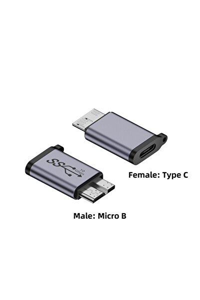 Choice موصل محول USB 3.0 Micro B إلى Type C MCRB-001 محول نقل بيانات USB A إل...