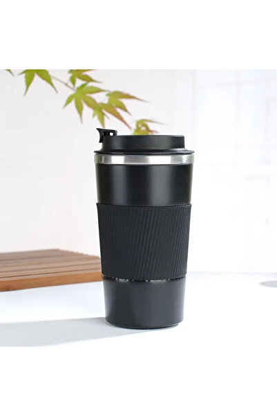 Choice كوب قهوة أسود سعة 510 مل، كوب قهوة من الفولاذ المقاوم للصدأ سعة 380 مل...