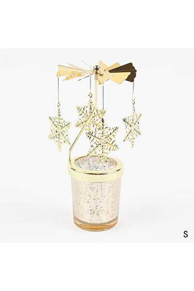 Choice حامل شموع دوار ساخن من Gold-S، حامل شموع لتزيين المنزل، هدية لحفلات ال...