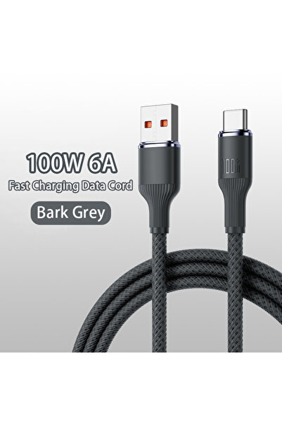 Choice كابل بيانات شحن سريع NNBILI 100 واط 6 أمبير A-C 2 متر USB/Type C إلى T...