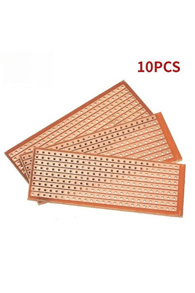 Choice 10 قطع 10 قطع 2.5*6.4 سم لوحة دارات مطبوعة أحادية الجانب صف واحد ثقب م...