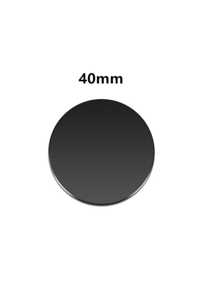 Choice 1 قطعة سوداء 40 × 40 1/3/5 قطع قرص معدني لمغناطيس حامل هاتف السيارة مل...