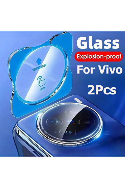 Choice قطعتان لهاتف Vivo X200 Ultra قطعتان من واقي الكاميرا الزجاجي المقوى له...