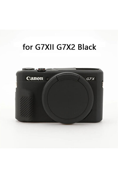 Choice جراب كاميرا G7X2 أسود ناعم من السيليكون لكاميرا Canon G7X Mark II III G7XII G7X2 G7XIII G7X3 Prot
