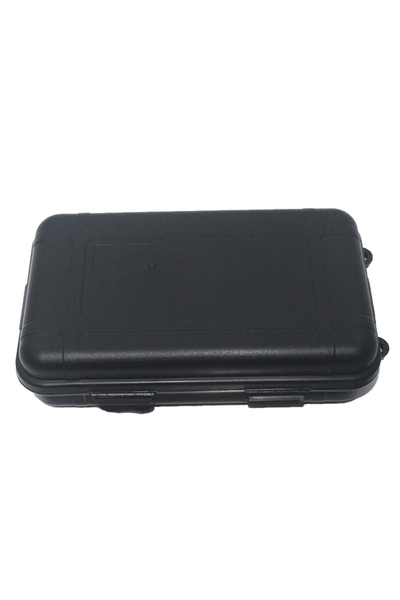 APWIKOGER XL Black Outdoor Waterproof Survival Sealed Box Dustproof Shockproof Plastic EDC Tools Storage Conta