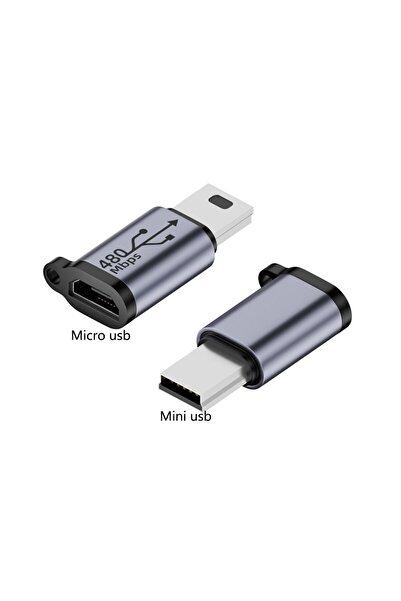 Choice 1 قطعة من مايكرو إلى ميني NNBILI من النوع C أنثى إلى ميني USB/من النوع C أنثى إلى مايكرو USB/من مايكرو USB أنثى إلى تاي