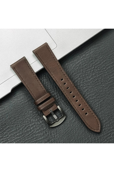 Choice حزام جلدي 20 مم DBrB 20 مم 22 مم لساعة 7 6 5 4 40/44 مم 6/4 سوار بديل ...