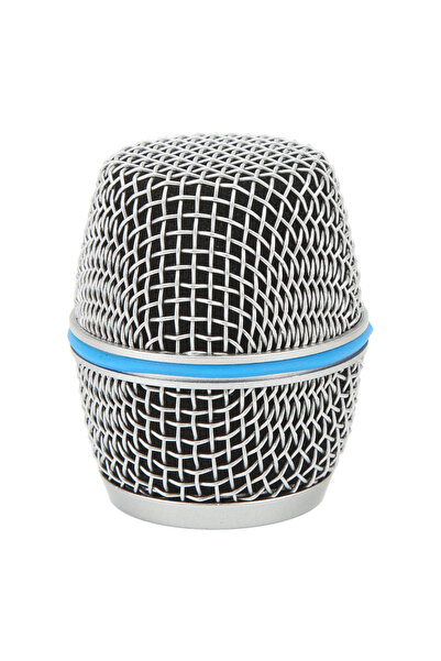 Choice رأس كروي للميكروفون أبيض مع شبكة داخلية وفلتر إسفنجي وشبكة من الفولاذ ...