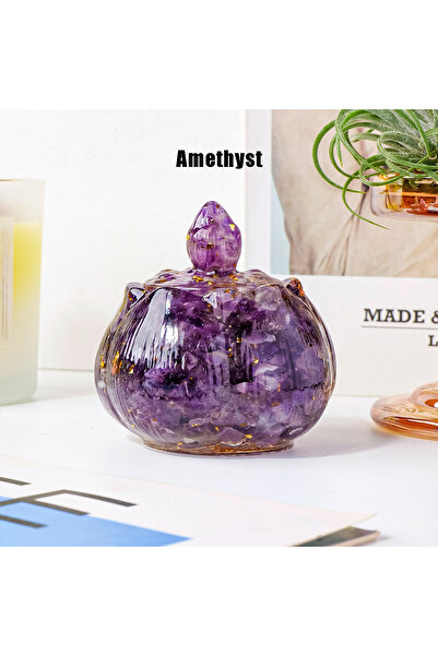 Choice وعاء ريكي من الكريستال الطبيعي من الجمشت، قطعة واحدة - حجر شفاء من الر...