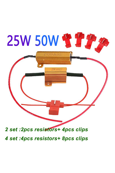 Choice11 مقاومة تحميل 25 واط - 8 أوم، 4 مجموعات، 2/4 مجموعات، 25 واط، 50 واط،...