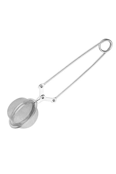 Choice 1 قطعة من منخل دقيق من الفولاذ المقاوم للصدأ، هزاز سكر من النوع المضغوط، مصفاة شاي، مقبض قابل للتعديل لـ B