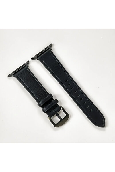 Choice سوار ساعة من جلد العجل BB من سلسلة 11 بمقاس 46 مم لساعة Apple Watch بم...