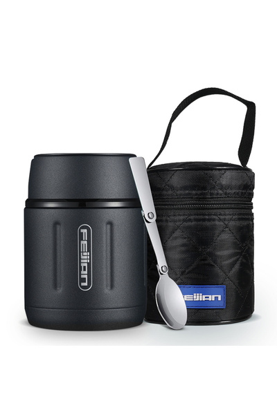 Choice 500ml Police Blue FEIJIAN 500ml Food Thermos, 316 Stainless Steel Vacuum Insulated Food Jar With Sp