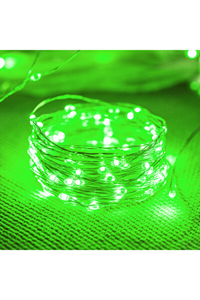 Choice سلسلة إضاءة LED خضراء CR2032 بطول 1 متر و10 مصابيح LED، متوفرة بأطوال ...