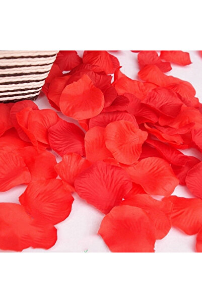 Choice 100 قطعة من بتلات الورد الأحمر الاصطناعية الرومانسية، بتلات الزهور الم...