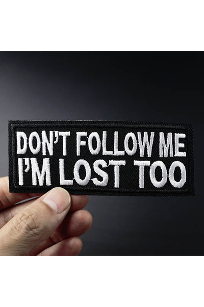 Choice black 1 single vibrant black embroidered patch - easy to iron or sew w...