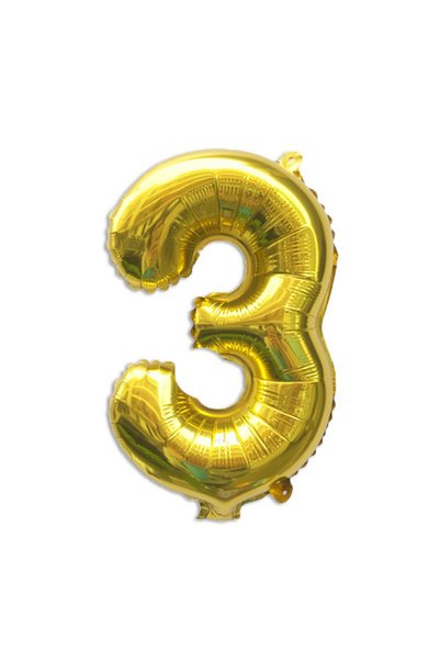 Choice 32inch 3 32inch Gold Number 0-9 Foil Balloons Kids Birthday Party Wedd...