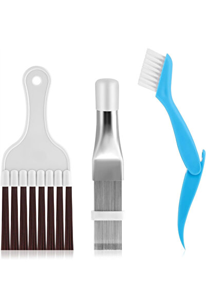 Choice 3 قطع من مجموعة تنظيف زعانف مكيف الهواء، مشط زعانف مكيف الهواء، مشط زعانف المكثف، المبرد، إزالة الغبار