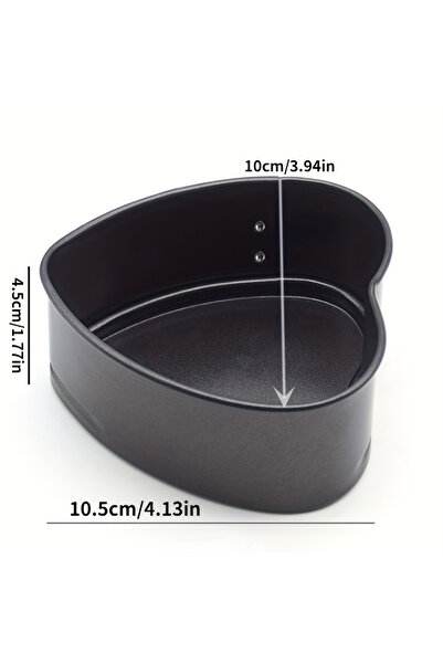 Choice صينية خبز غير لاصقة على شكل قلب ملونة قابلة للفصل من الأسفل، قوالب خبز...