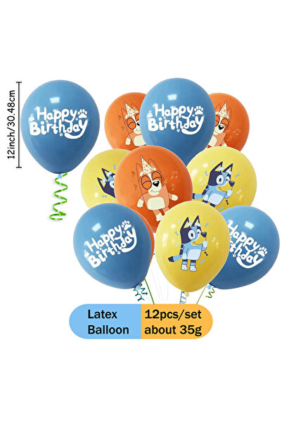 Choice مجموعة بالونات بلووي مقاس 12 بوصة، 12 قطعة، مجموعة بالونات لطيفة بتصمي...