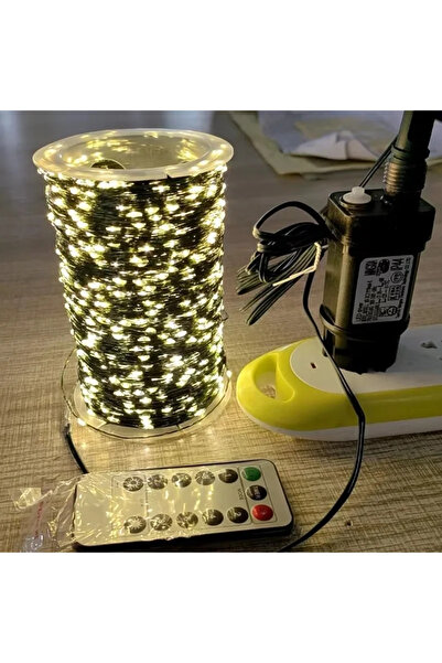 Choice سلسلة أضواء ليد دافئة بطول 50 مترًا و500 مصباح ليد بمقبس أوروبي بطول 3...