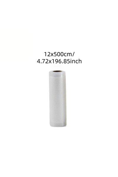 Choice 1 قطعة 12 × 500 سم أكياس مفرغة من الهواء للطعام في المطبخ، أكياس حفظ ا...