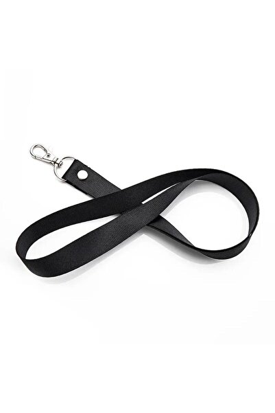 Choice Black 1PCS Pure Color Lanyards Thicken Safety Hanging DYM Neck Strap L...