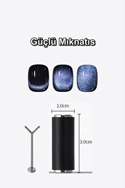 Easy Beauty Kedi Gözü Mıknatıs - Çok Kuvvetli Mıknatıs - Cat Eye Magnet - Kal...