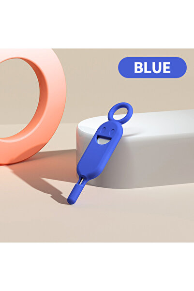 Choice 1 قطعة دبوس إبرة إزالة بطاقة SIM 2 في 1 باللون الأزرق مع حامل واقي لتخ...