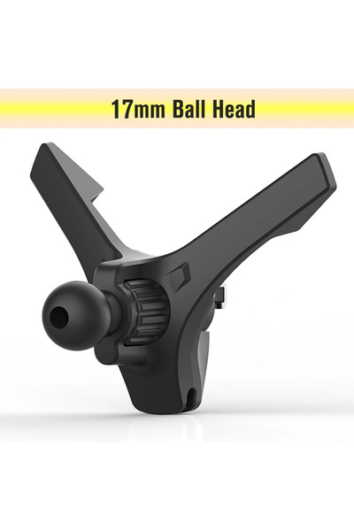 Choice مشبك فتحة تهوية السيارة برأس كروي 17 مم، حامل هاتف للسيارة برأس كروي 1...