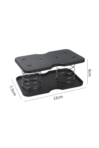 Choice صندوق مناديل أوتوماتيكي أسود، موزع مناديل، حامل مناديل زنبركي، مناسب ل...