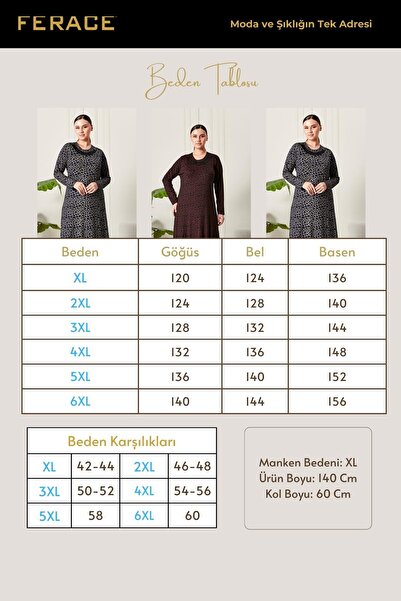 Ferace Women's Plus Size Collar Stone Embellished Combed Cotton Dress