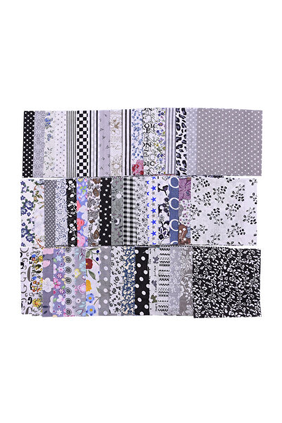 Choice 10x10cm B08-50PCS 50PCS/lot 10X10cm Cotton Fabric Different Flowers Pa...