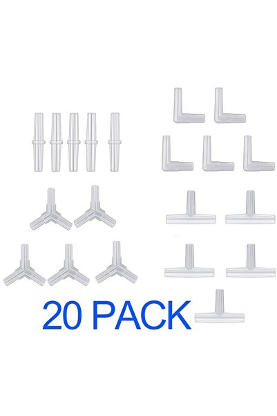 Choice طقم موصلات مضخة هواء لحوض السمك مكون من 40 قطعة (40/20 قطعة) - موصلات ...