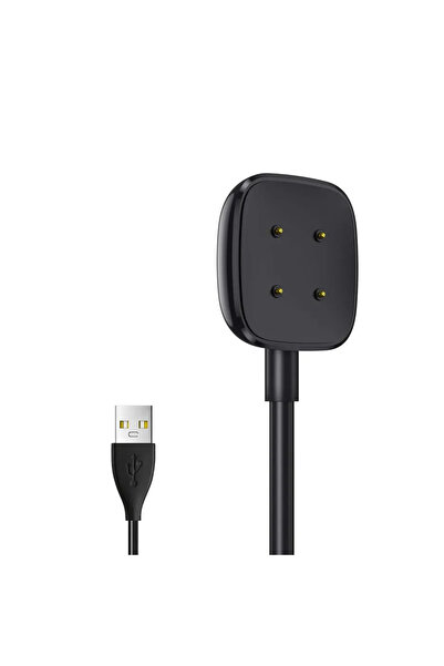 Choice black Charger Cable For Versa 4/Sense/Versa 3/Sense 2 Replacement Smar...