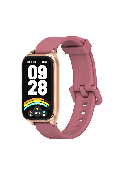 Choice سوار Mi Band 9 Active باللون الأحمر النبيذي لسوار Mi Band 9 Active لسو...