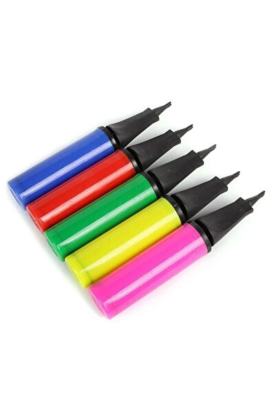 Choice مضخة بالونات بلاستيكية مزدوجة الحركة محمولة باليد مقاس 10 بوصات عشوائي...