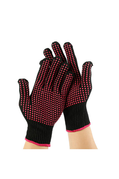 Choice زوج واحد من قفازات الفرن المقاومة للحرارة باللون الأحمر - قفازات شواء من السيليكون مقاومة للقطع ومضادة للانزلاق للمطبخ