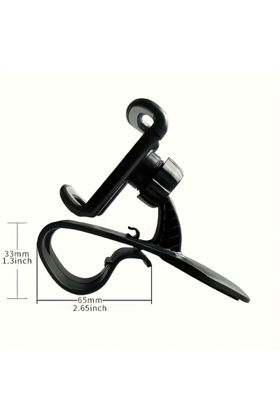 Choice black Dashboard Car Mobile Phone Holder Buckle Type In-car Clip Rotary...