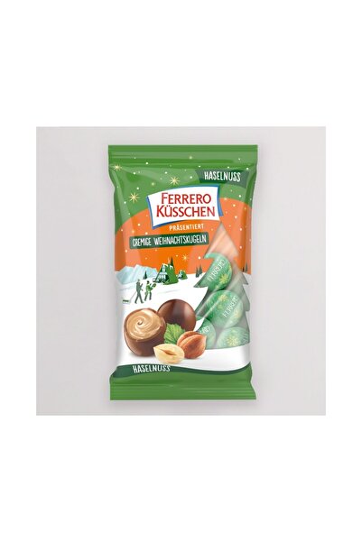 Ferrero Küsschen Christmas Edition Haselnuss 100g – Fındıklı Krema Dolgulu Çi...