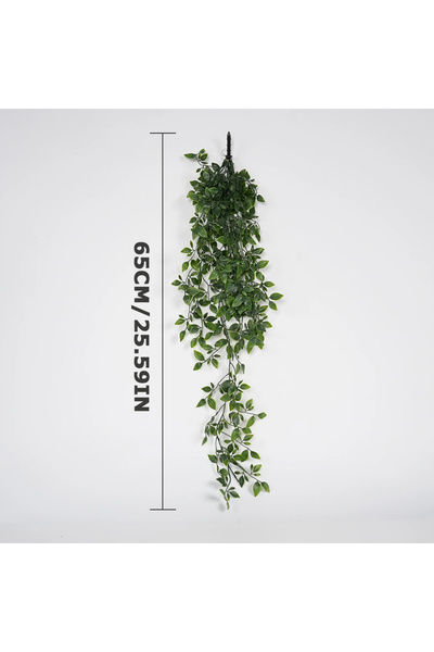 Choice T85 قطعة واحدة من نبات الأوكالبتوس الاصطناعي المعلق على شكل كرمة من ال...