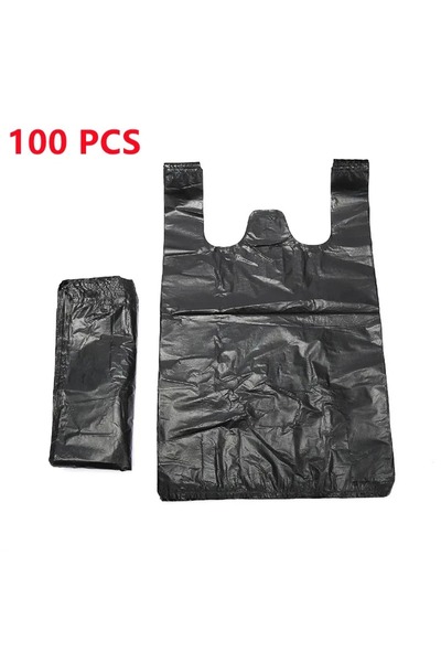 Choice 22 × 35 سم أسود 100 قطعة حقيبة بلاستيكية سوداء للمطبخ وغرفة المعيشة وح...
