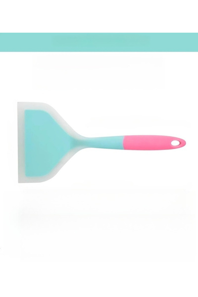 Choice ملعقة سيليكون ملونة عشوائية، أدوات طهي، لحم بقري، بيض، مكشطة مطبخ، بيت...