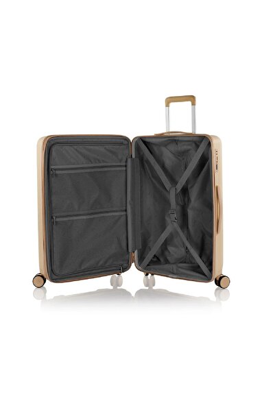 Heys Pastel 65 CM Medium Check-in Polycarbonate with ABS Hard Sided 4-Wheeler Spinner Trolley Bag