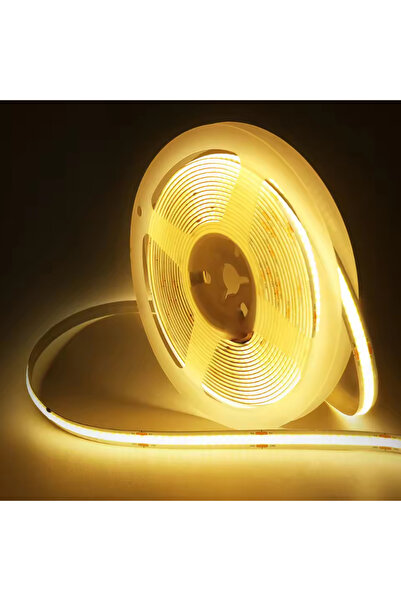 Choice شريط إضاءة LED COB أبيض دافئ بطول 5 أمتار، 5 فولت، 320 مصباح LED/متر، ...