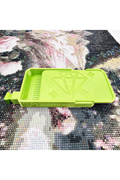 Choice Light green 5D Diamond Painting Tools Art Ship Type Dot Drill Tray Sli...