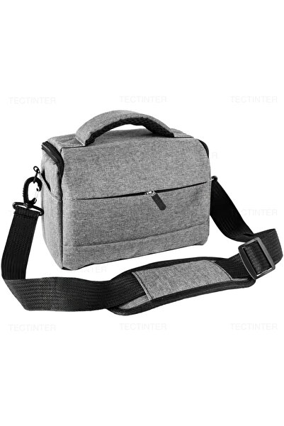 Choice حقيبة كاميرا رمادية حقيبة ظهر حافظة لكاميرات نيكون/إنستاكس DSLR حقيبة ...