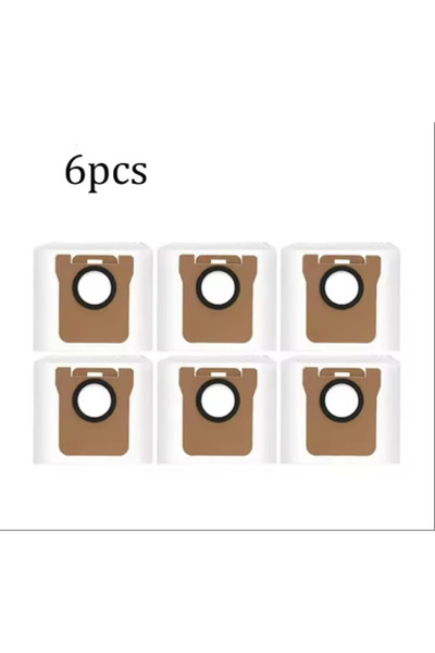 Choice 6 قطع من أكياس الغبار متوافقة مع روبوت المكنسة الكهربائية Dreame L20 U...