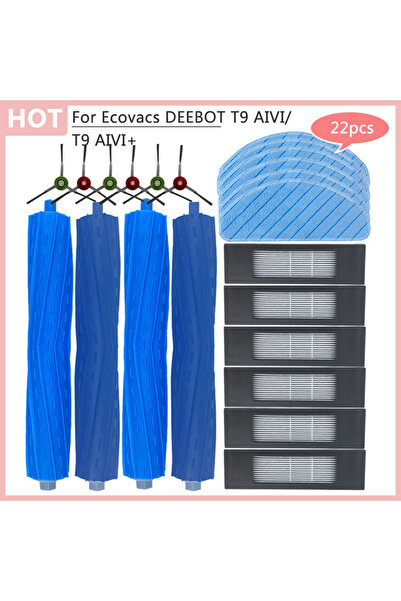 Choice 13 لملحقات Ecovacs DEEBOT T9 AIVI المنزلية، مكنسة كهربائية روبوتية T9 ...